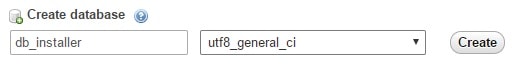 Database Create